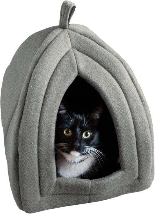 Cat House - Indoor Bed with Removable Foam Cushion