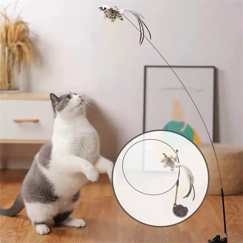 Cat Toy Cat Teaser Stick With Bell